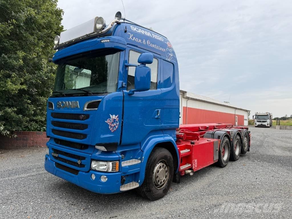 Scania R520 8x4 케이블 리프트 탈착식 트럭