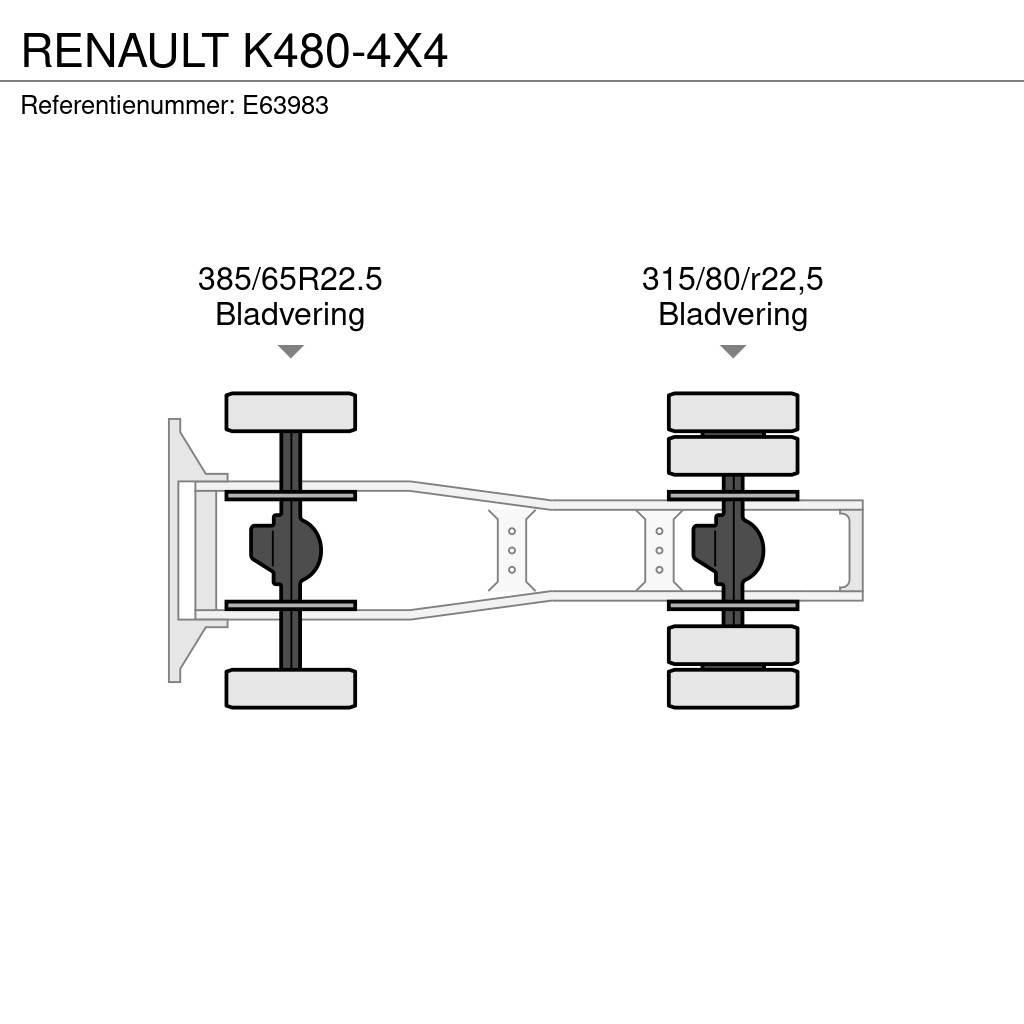 Renault K480-4X4 트랙터 유닛