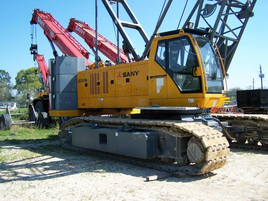 Sany SCC 8100 트랙 크레인