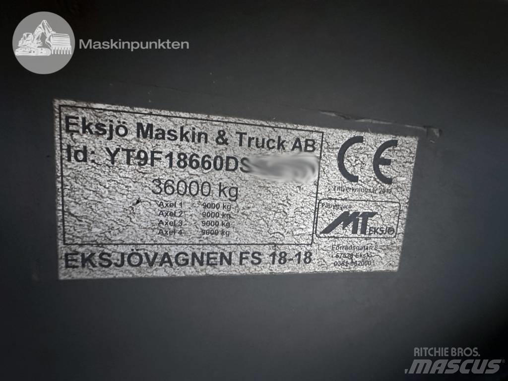  Eksjövagnen FS 18-18 우드칩 트레일러