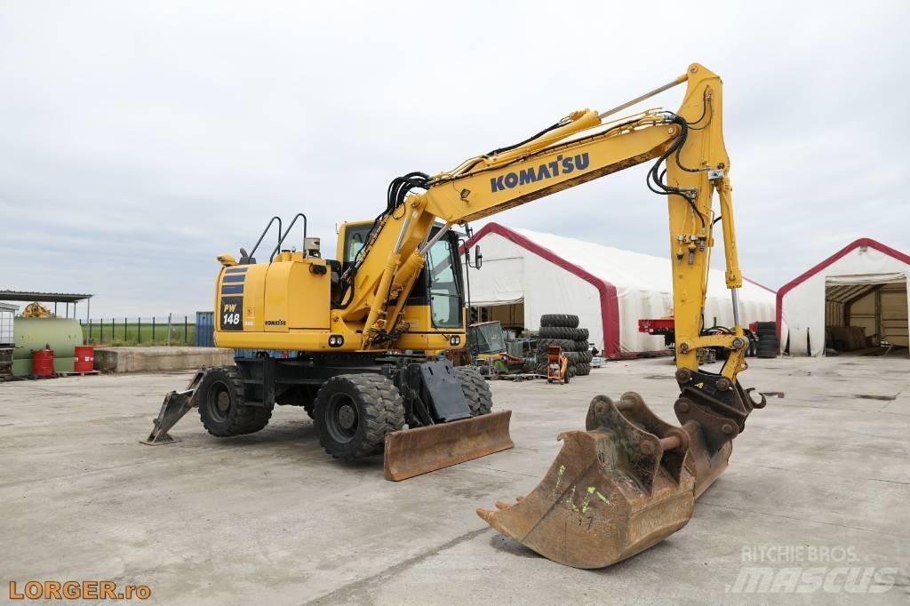 Komatsu PW 148-10  휠 굴삭기