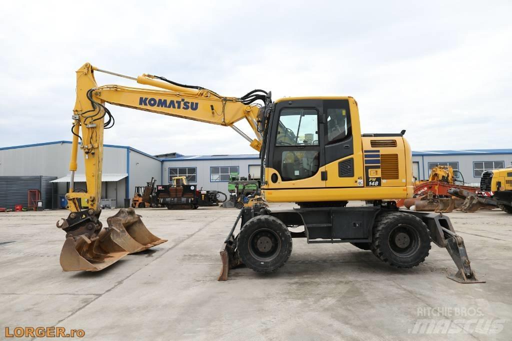 Komatsu PW 148-10  휠 굴삭기
