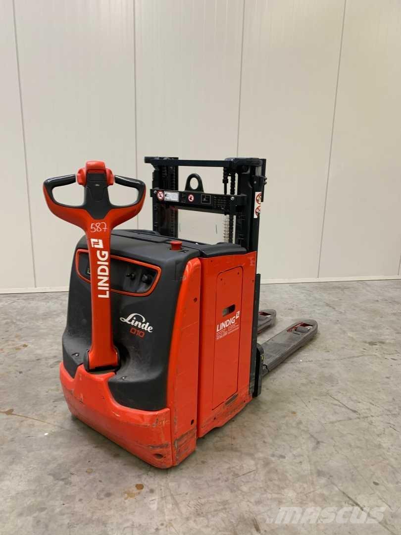 Linde D10 보행식 리치 지게차