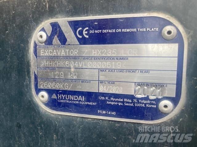 Hyundai HX 235 LCRD 대형 굴삭기 29톤 이상