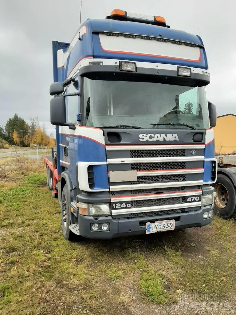 Scania R 124 크레인 트럭