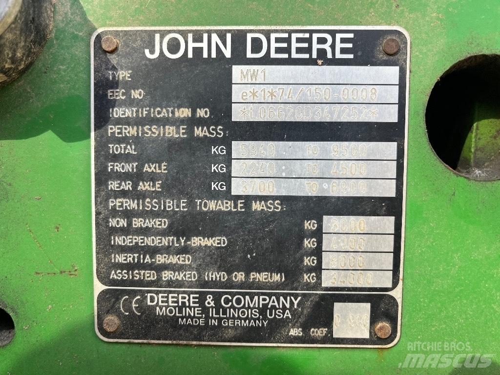 John Deere 6620 트랙터