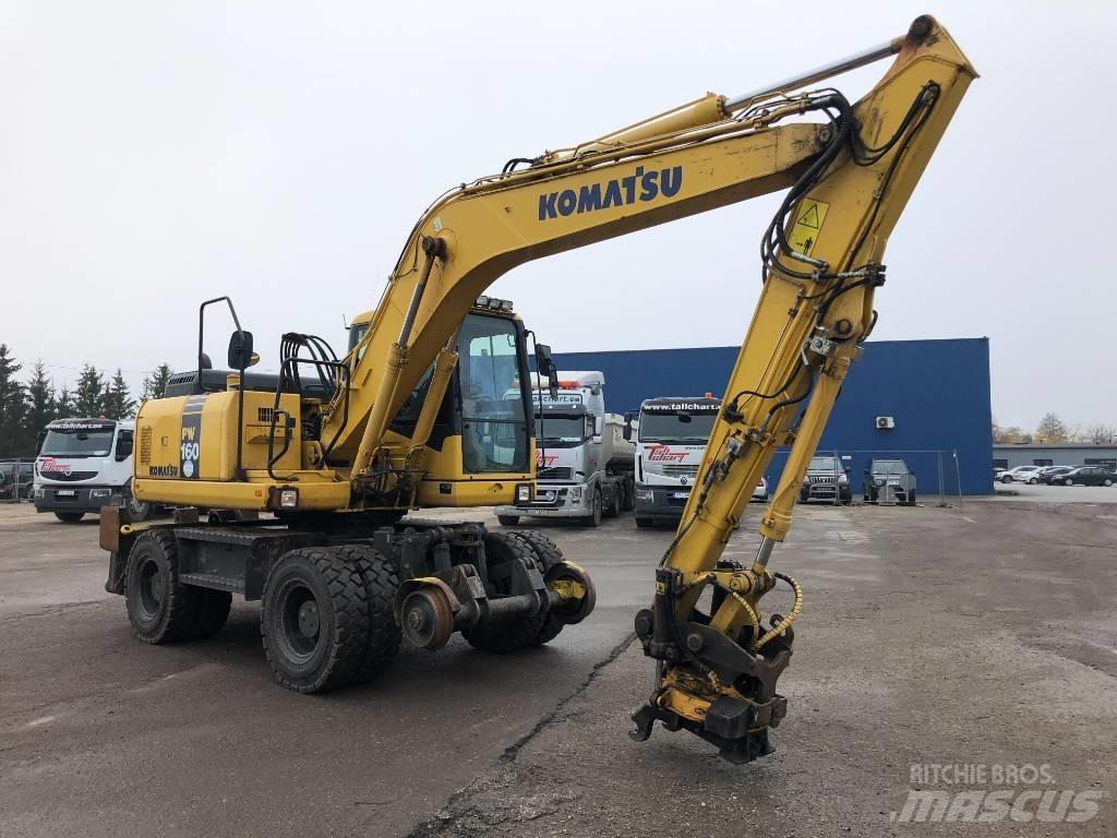 Komatsu PW160-7E0  휠 굴삭기