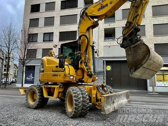 Komatsu PW 98 MR  휠 굴삭기