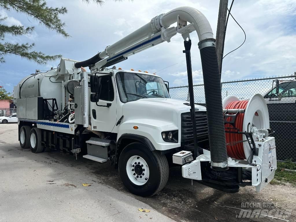 Freightliner 114SD 콤비/진공 트럭