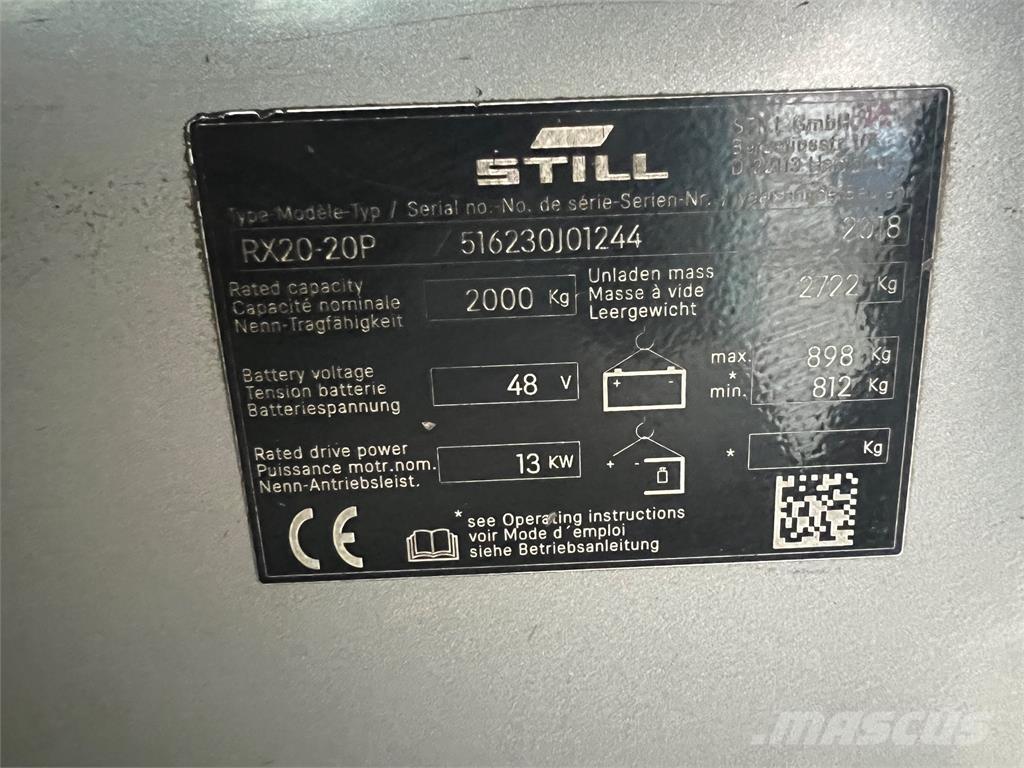 Still RX20-20P 전동 지게차