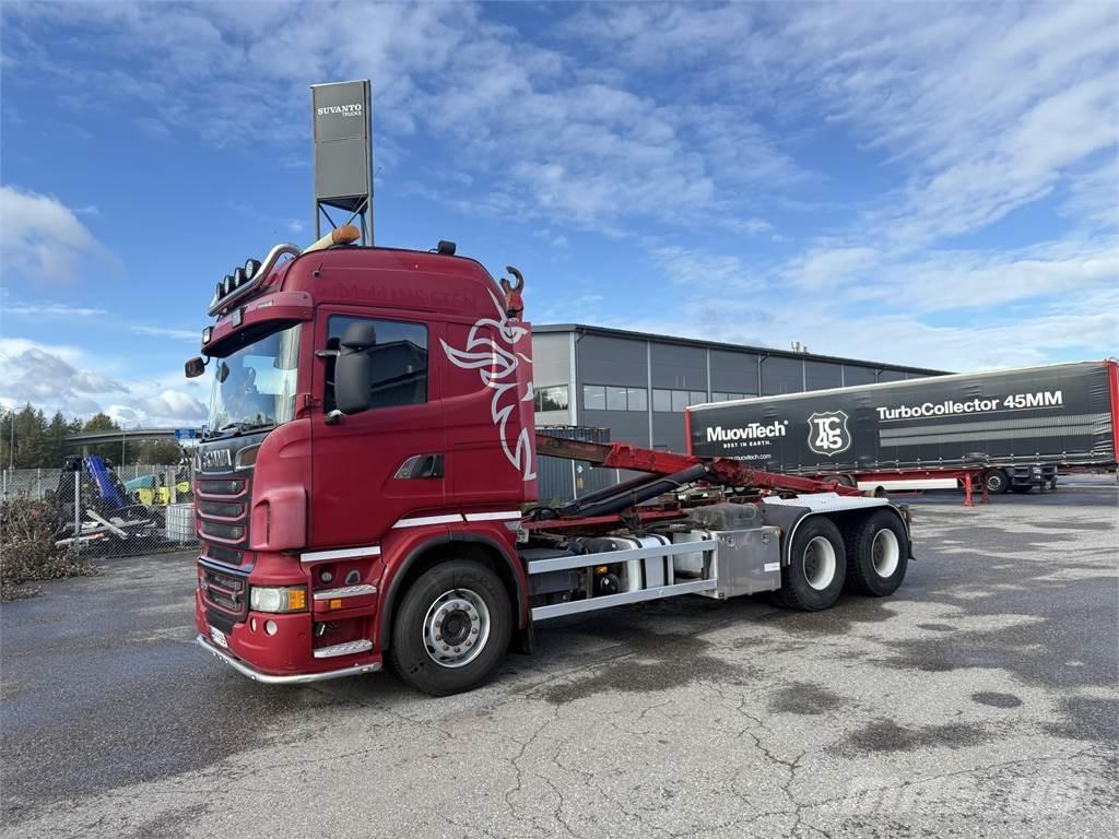 Scania R620 6X4 훅 리프트 트럭