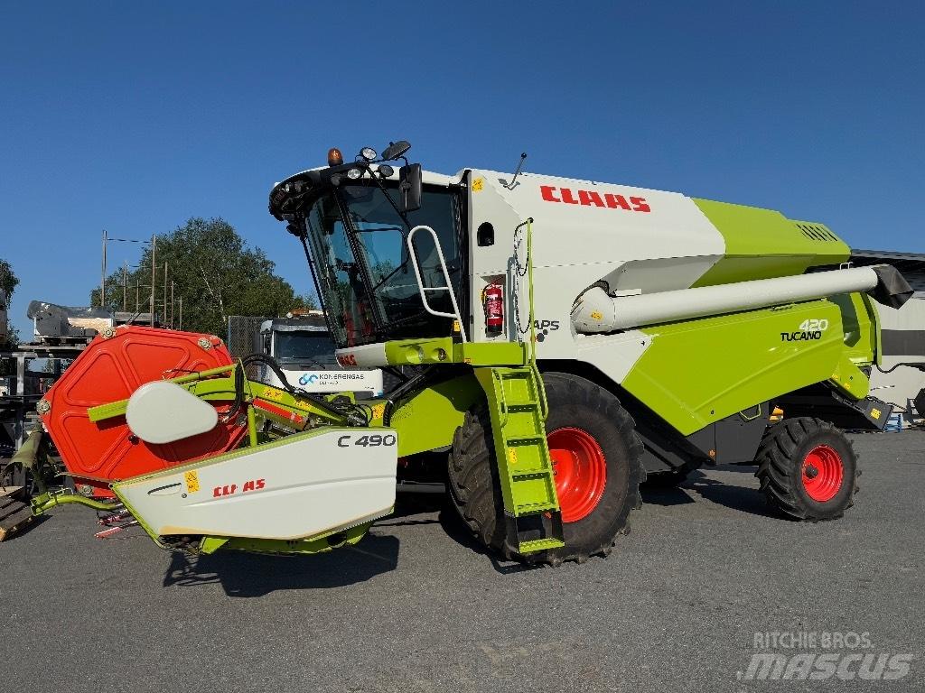 CLAAS Tucano 420 콤바인 수확기
