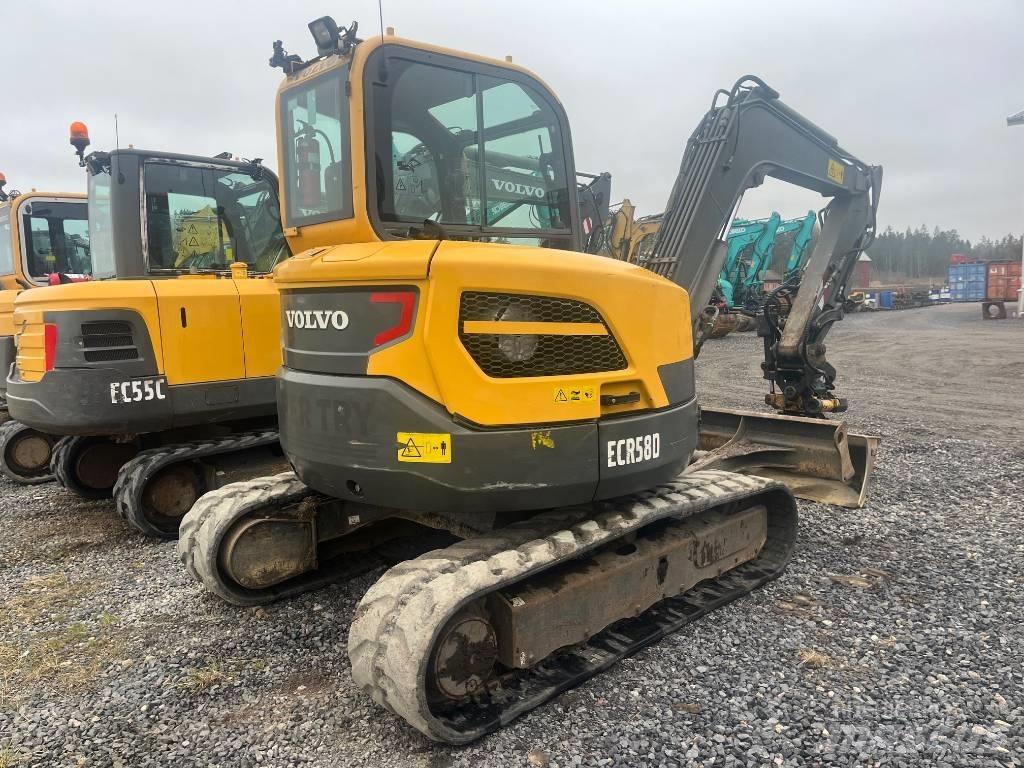 Volvo ECR 58 D 소형 굴삭기 7톤 미만