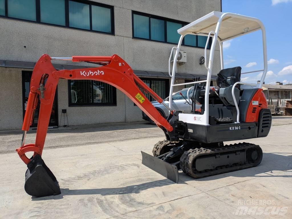 Kubota KX 36-3 소형 굴삭기 7톤 미만