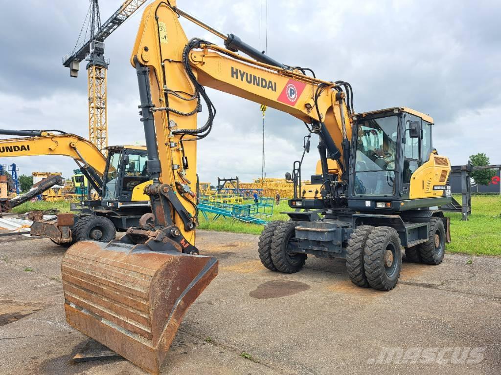 Hyundai HW160  휠 굴삭기