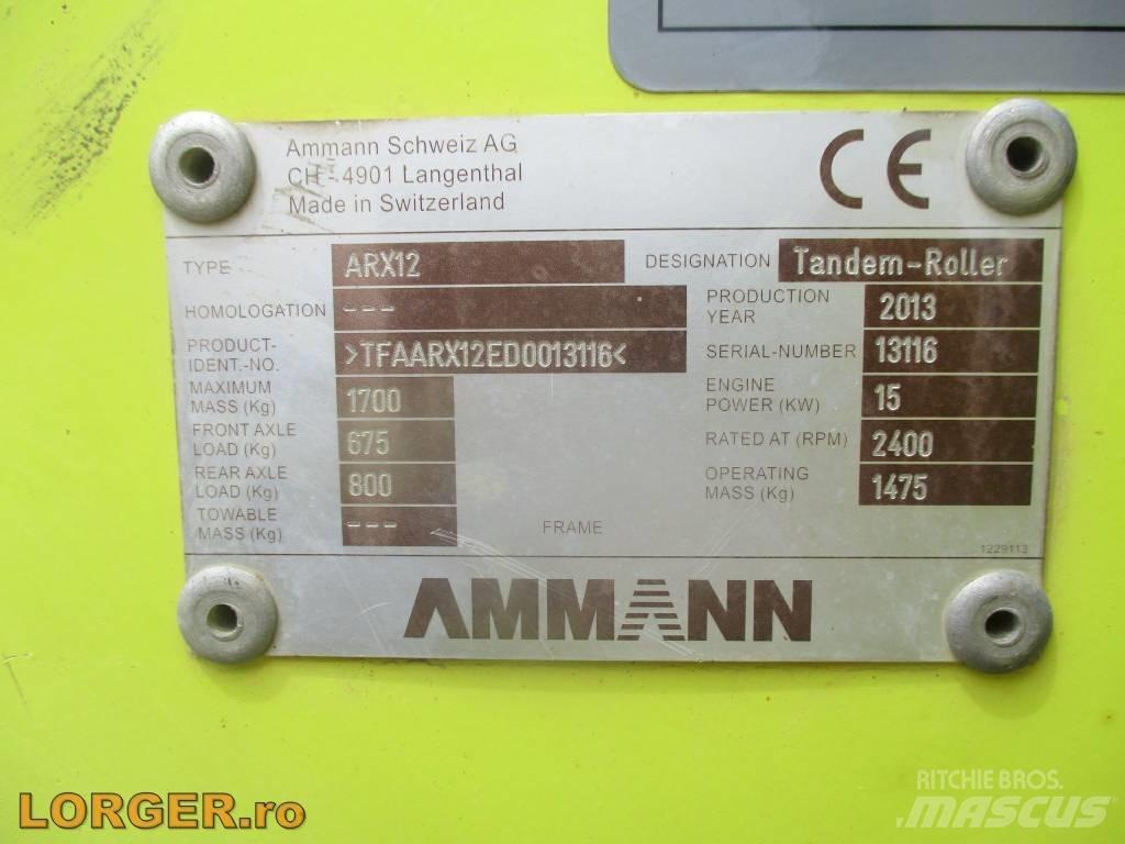 Ammann ARX 12 트윈 드럼 롤러