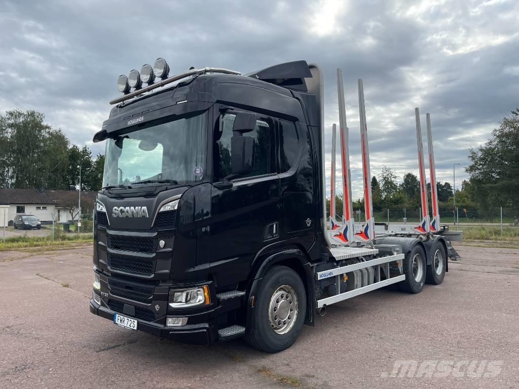 Scania R 730 목재 트럭
