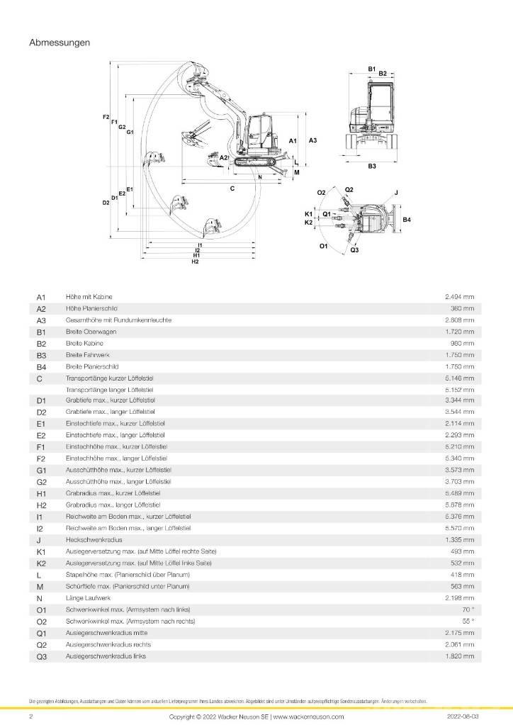 Wacker Neuson ET 42 대형 굴삭기 29톤 이상