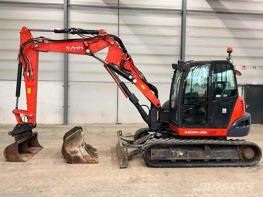 Kubota KX 080-4 A 2 중형굴삭기 7톤-28톤