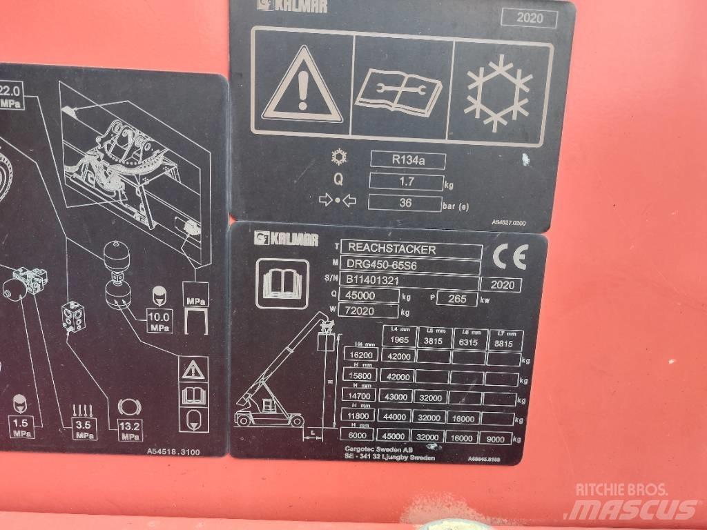 Kalmar DRG450-65S6 리치 스태커