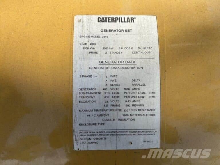 CAT SR4 - 827 frame 기타 발전기