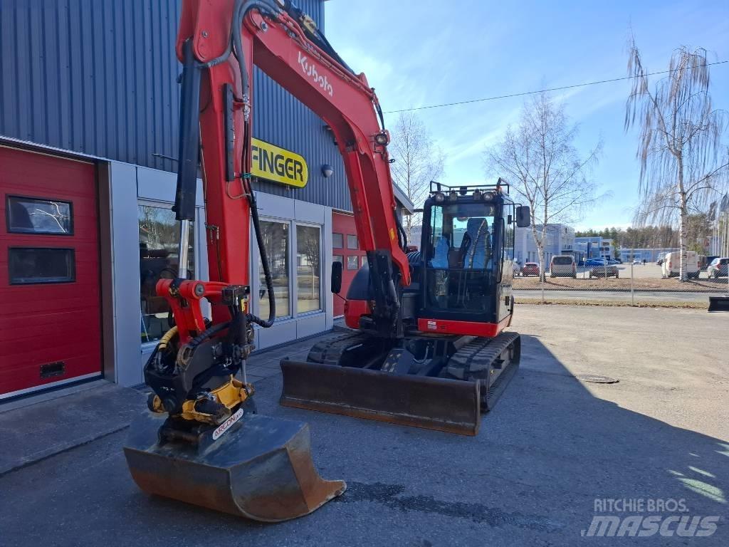 Kubota KX 080-4 중형굴삭기 7톤-28톤