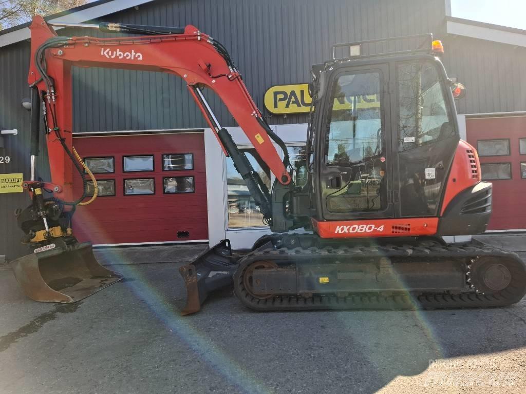 Kubota KX 080-4 중형굴삭기 7톤-28톤