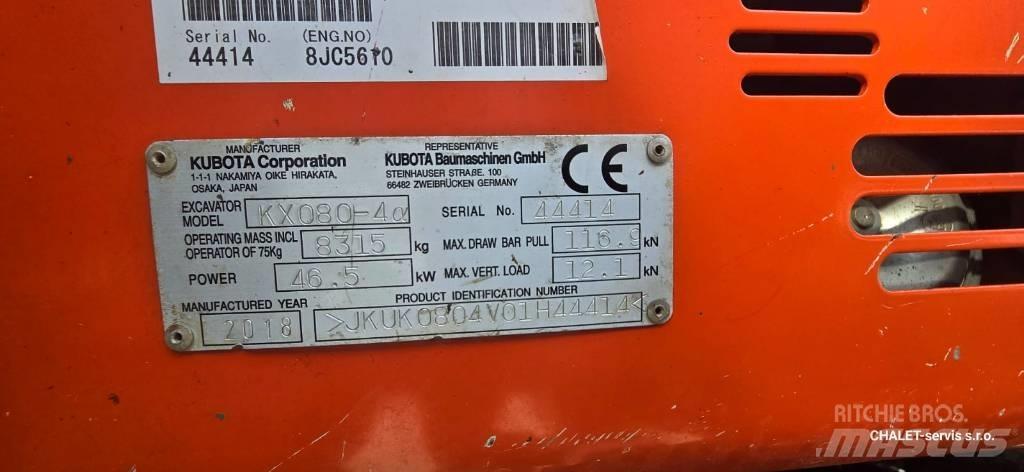 Kubota KX 808-4 A2 중형굴삭기 7톤-28톤
