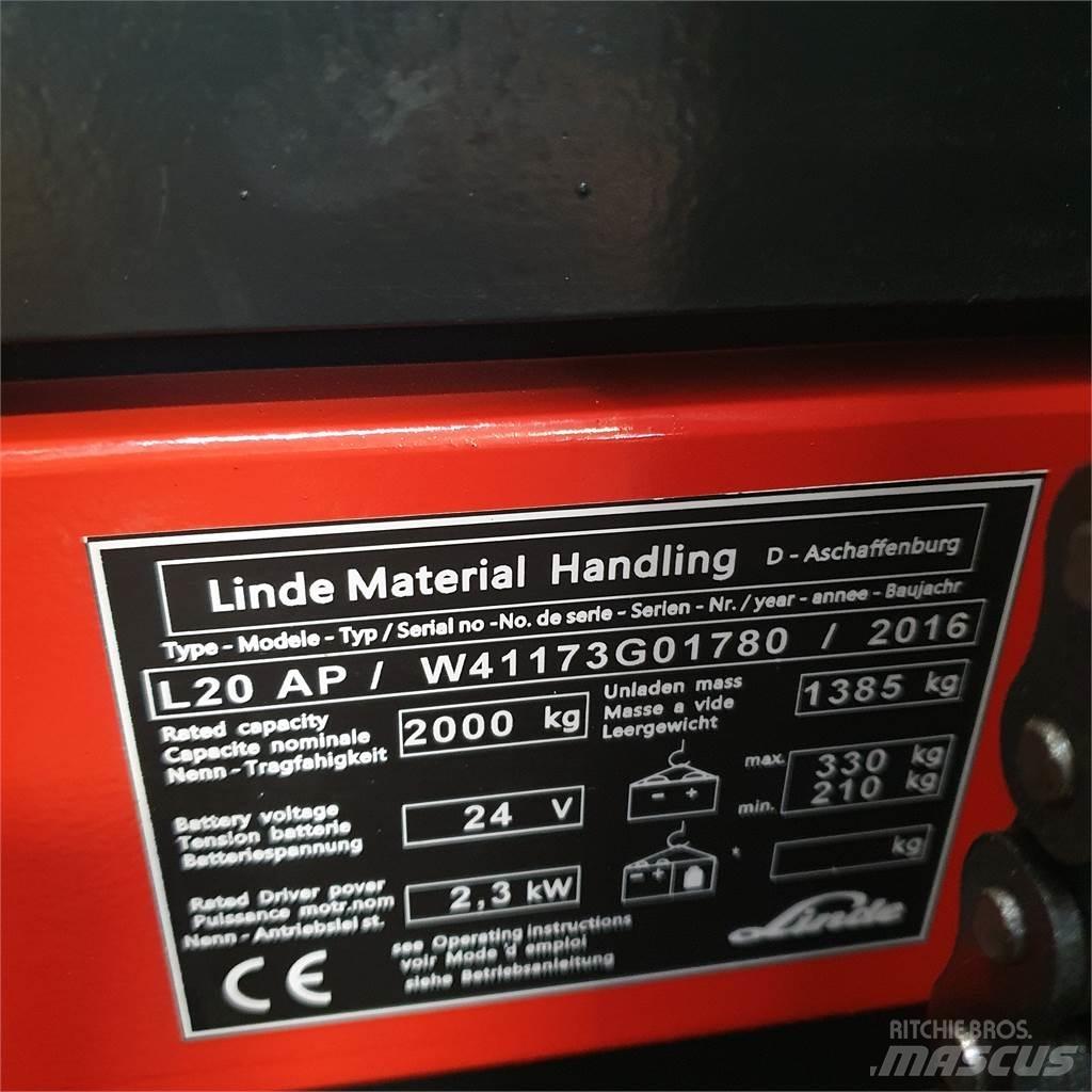 Linde L20APi 포크리프트