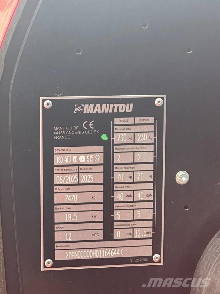 Manitou 180 ATJ 관절형 전동이동 리프트