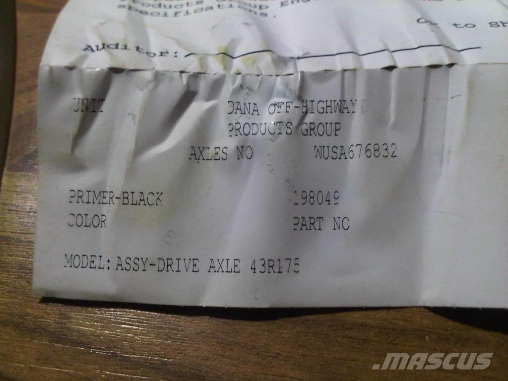  Dana Spicer 43R175 차축