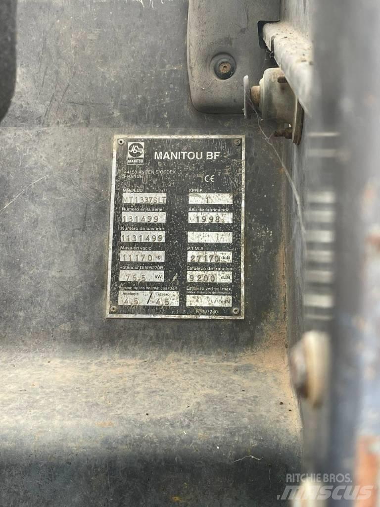Manitou MT 1337 SL T 텔러 핸들러