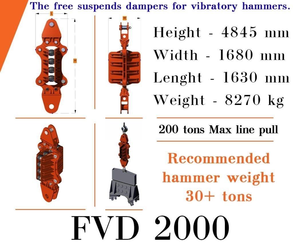  Finaros FVD 2000 유압 파일 해머