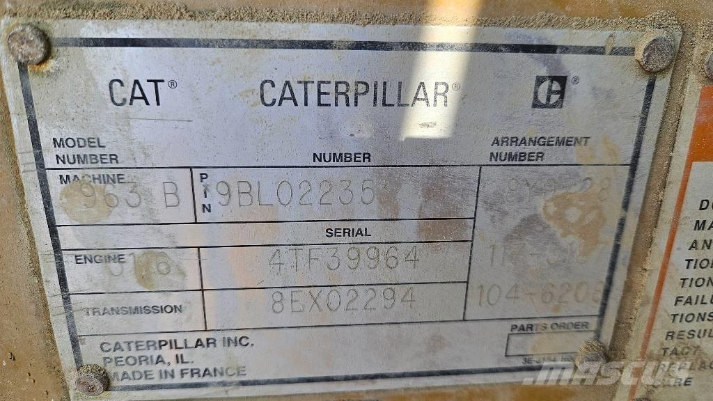 CAT 963 B 궤도식 로우더