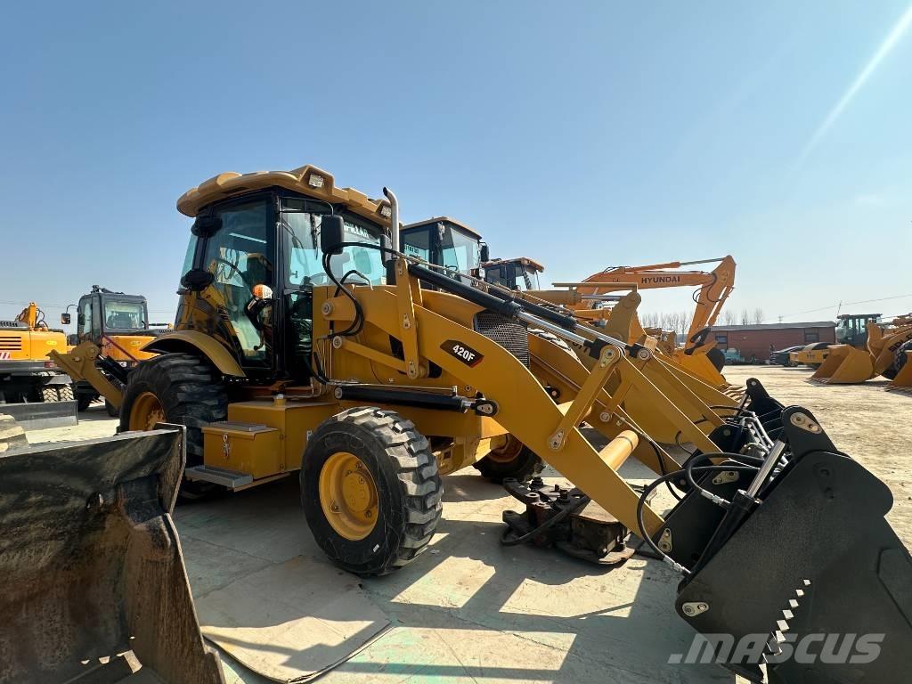 CAT 420 F 백호로더