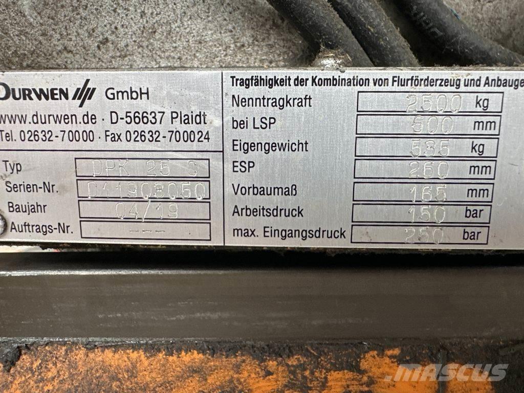 Durwen DPK25C 건설 장비 - 기타