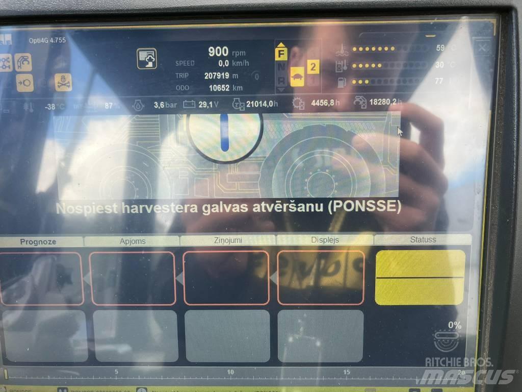 Ponsse Ergo 8W 원목 하베스터
