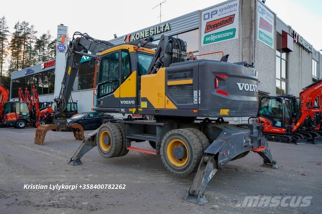 Volvo EW 200 E MH 폐기물/산업 처리기