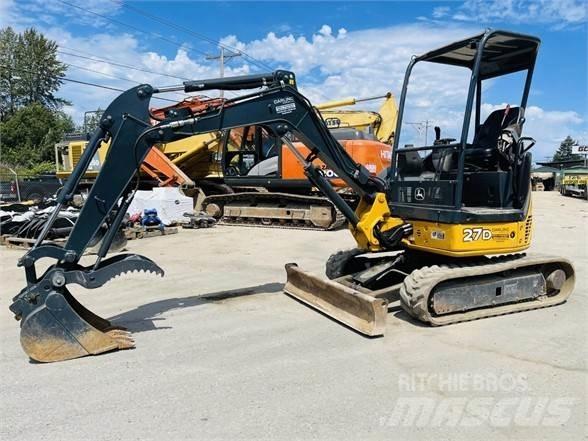 John Deere 27D 소형 굴삭기 7톤 미만