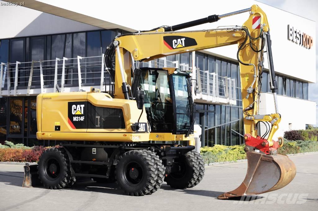 CAT M 314 F  휠 굴삭기