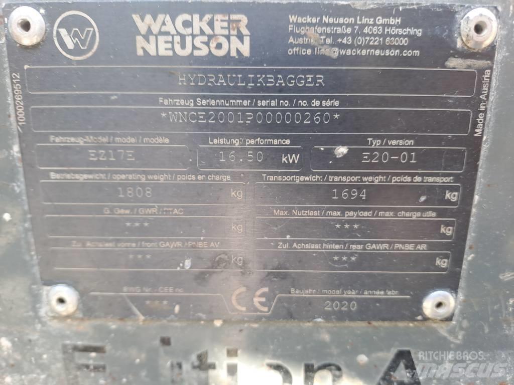 Wacker Neuson EZ17e 대형 굴삭기 29톤 이상