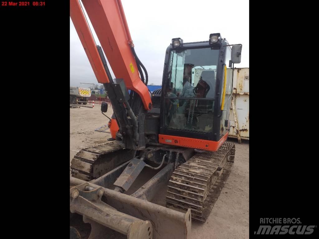 Kubota KX 080-4 중형굴삭기 7톤-28톤