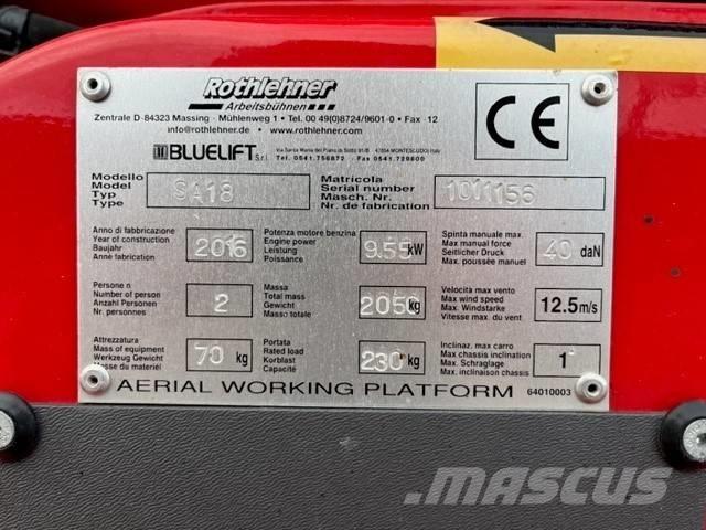 Bluelift SA 18 자주식 고소작업대