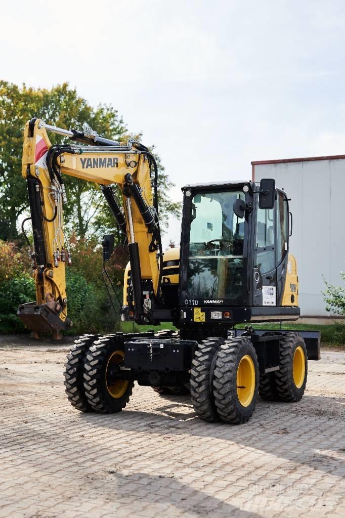Yanmar B 75 W  휠 굴삭기