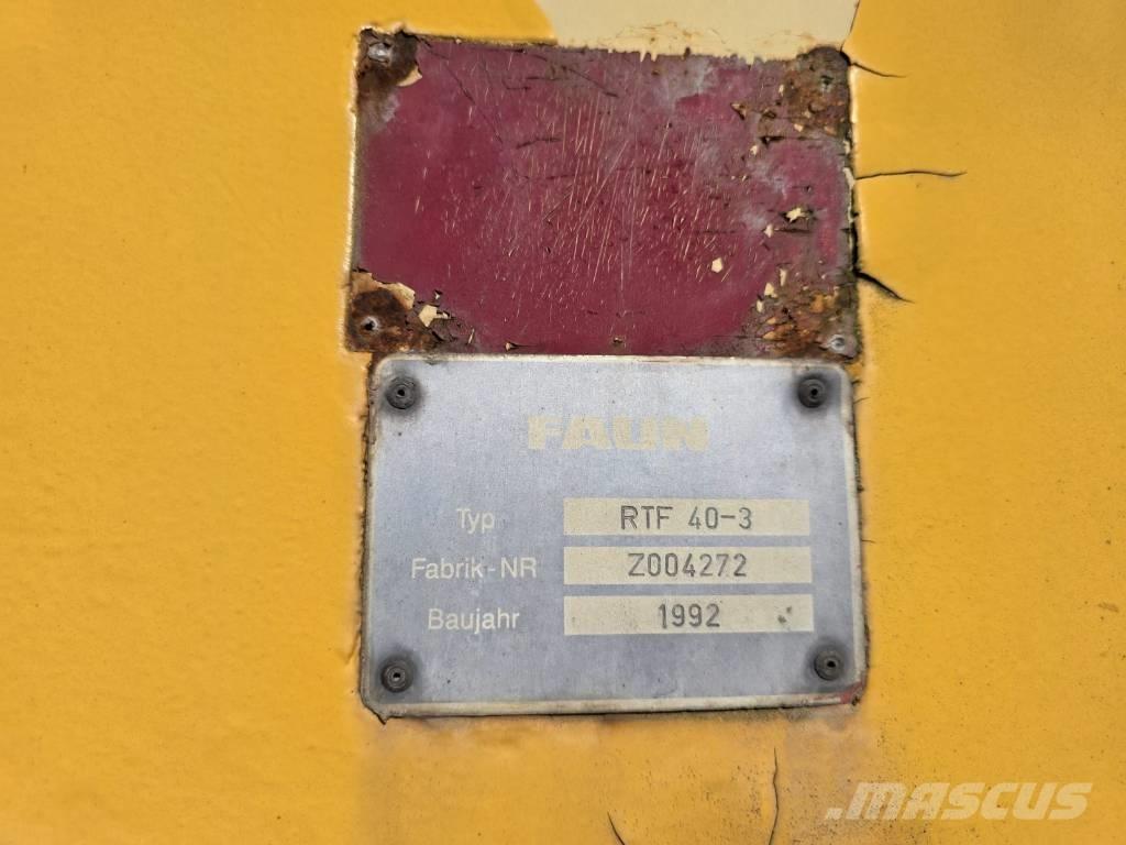 Faun RTF 40-3 A/T 크레인