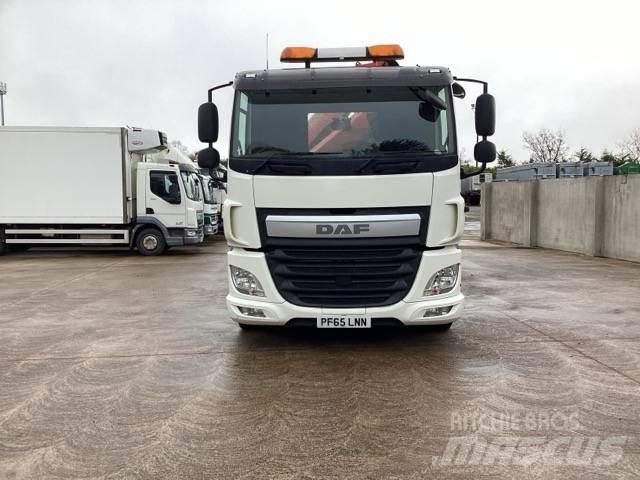 DAF CF 290 플랫베드/윈치 트럭