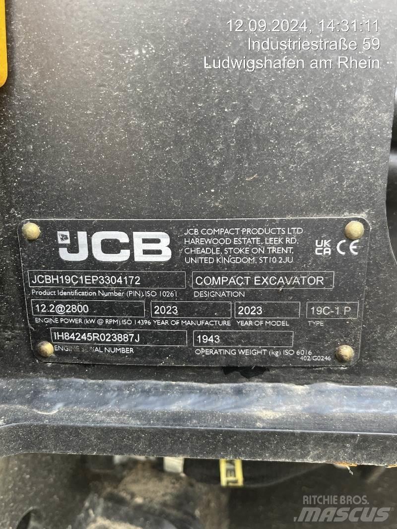 JCB 19C-1 소형 굴삭기 7톤 미만