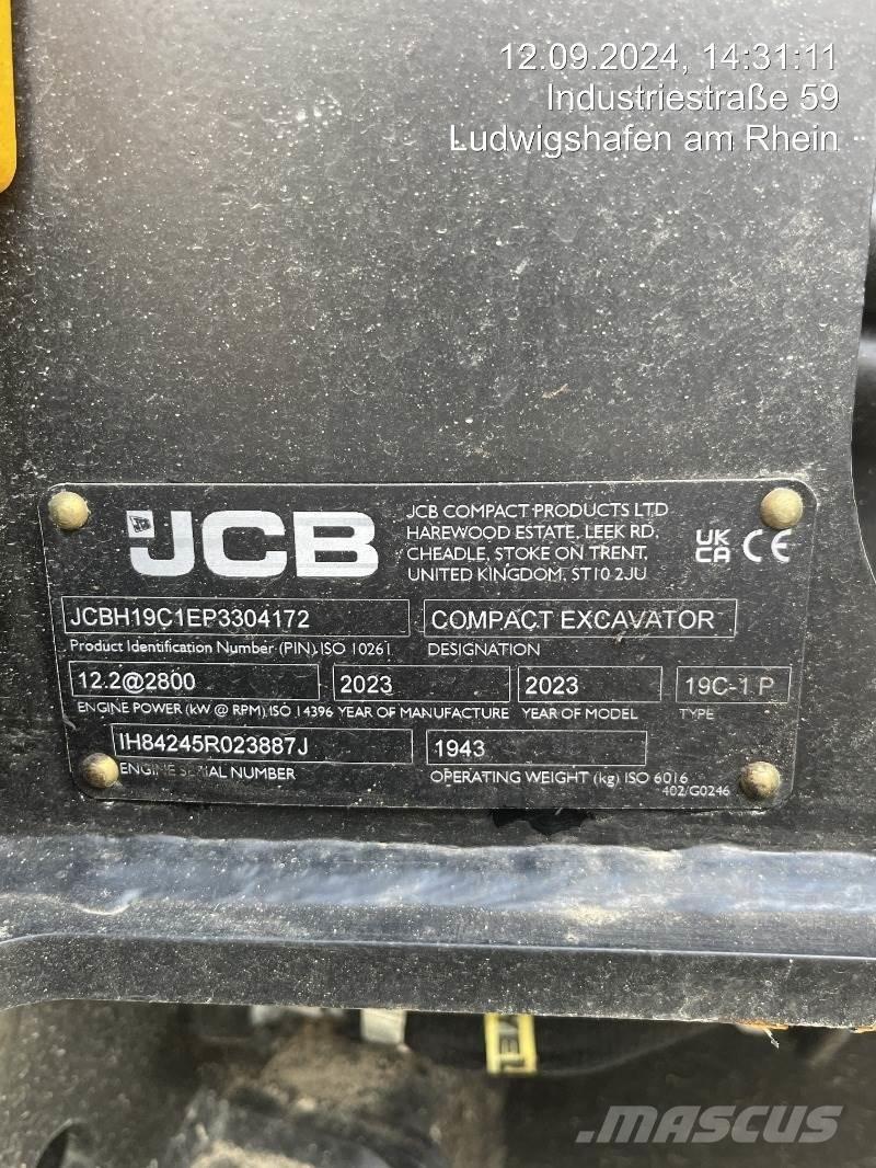 JCB 19C-1 소형 굴삭기 7톤 미만