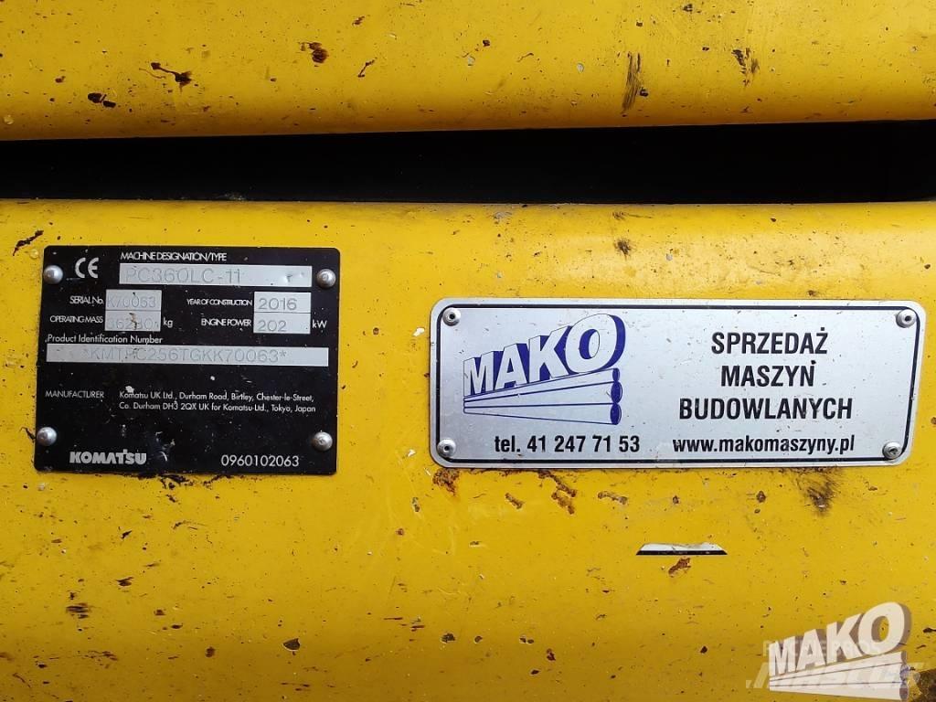 Komatsu PC 360 대형 굴삭기 29톤 이상