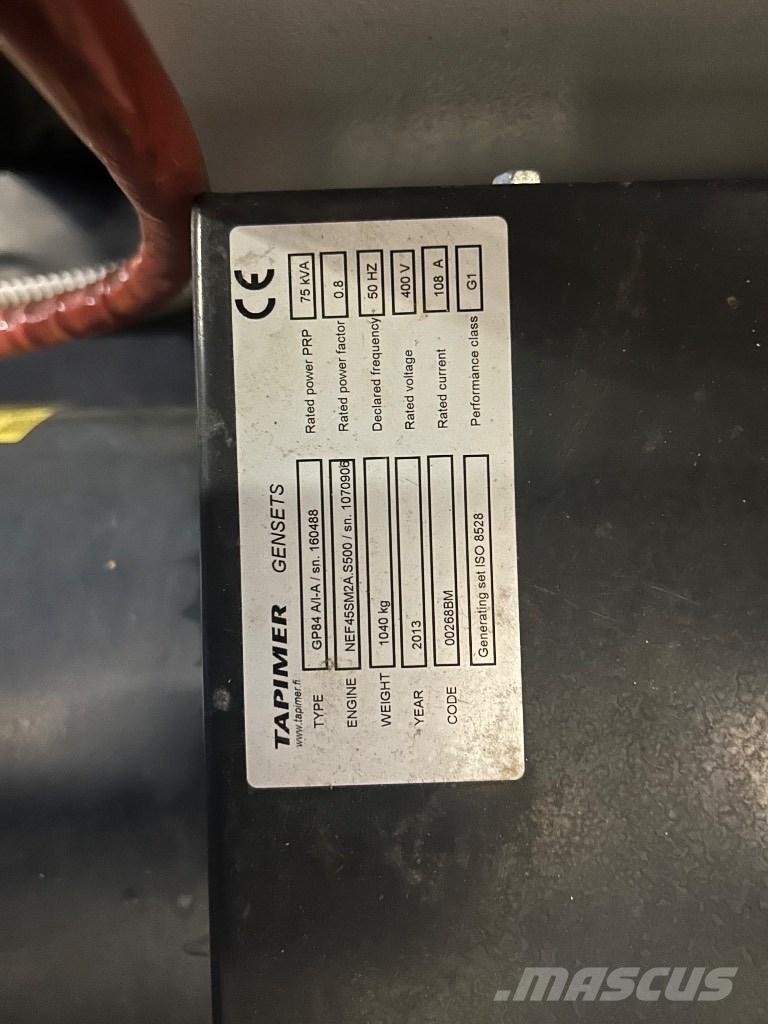 Genset GP84 75KVA 디젤 발전기